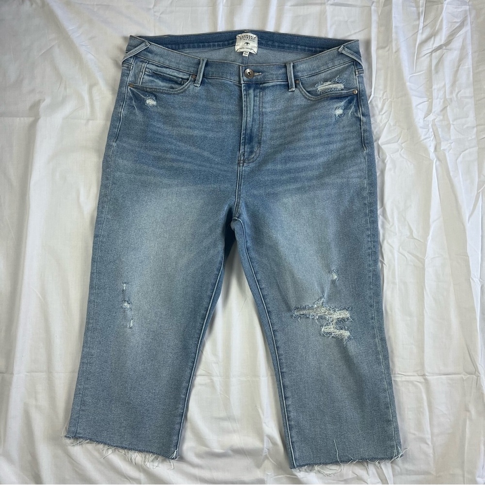 SERRA RETREAT by Joie Rucker • Distressed jeans shorts Size 16/36